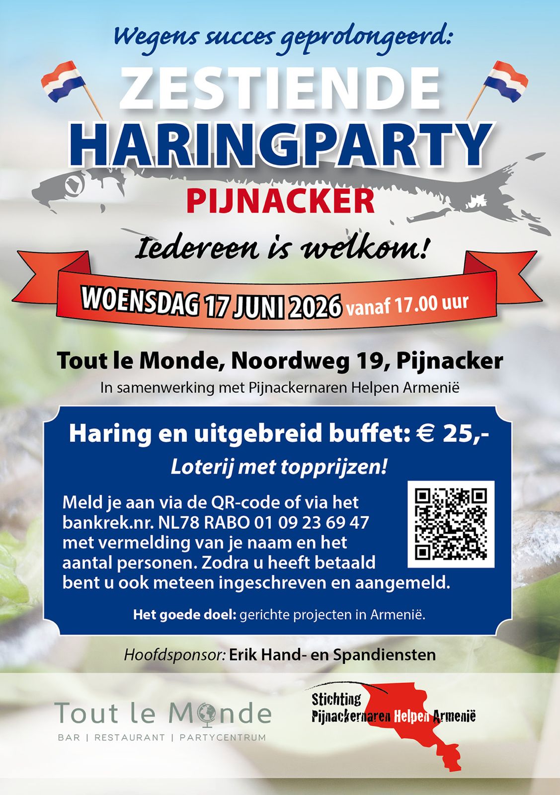 16e Haring Party 17 juni Tout le Monde